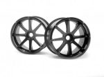 HPI SAVAGE BLAST WHEEL BLACK (115X70MM) pair 3256 - Out of Stock